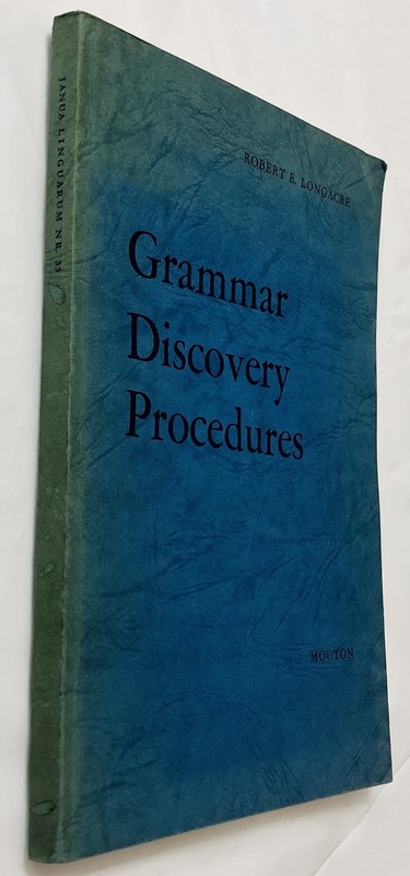 Grammar Discovery Procedures Robert E. Longacre (1968) Second Printing Mouton PB gallery