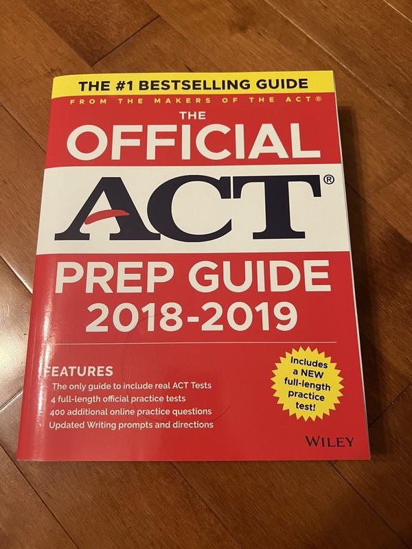 The Official ACT Prep Guide, 2018-19 Edition; Book +- 1119508061, paperback, ACT