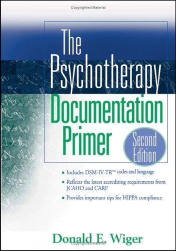 The Psychotherapy Documentation Primer