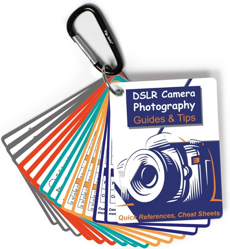 Cheat Sheet Photography Quick Reference Cards 4x3in