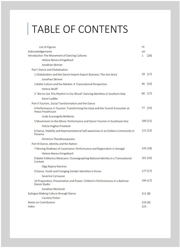 Dancing Cultures : Globalization, Tourism and Identity in the Anthropology of... gallery