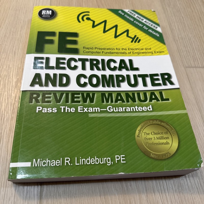 PPI FE Electrical and Computer Review Manual – Comprehensive FE Book for the FE