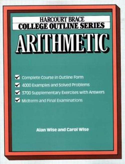 Arithmetic Paperback Alan, Wise, Carol Wise