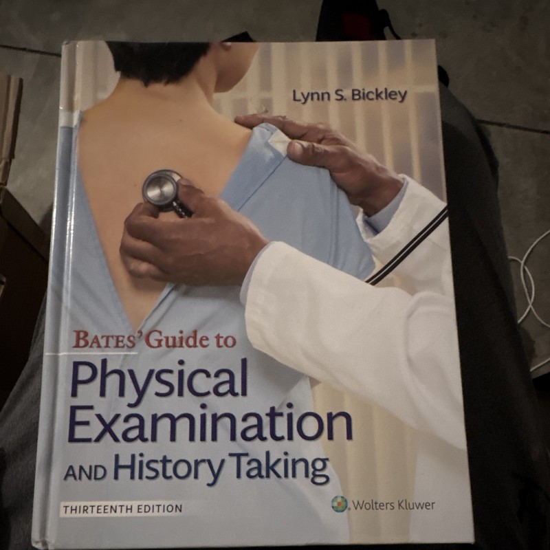 Wolters Kluwer Bates’ Guide to Physical Exam & History Taking 13th Ed 2017 Book