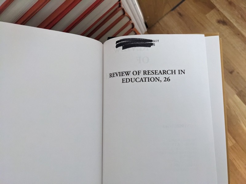 23 Hardcover Volumes Review of Research in Education Volumes 1 3-7 9-19 21-26 gallery