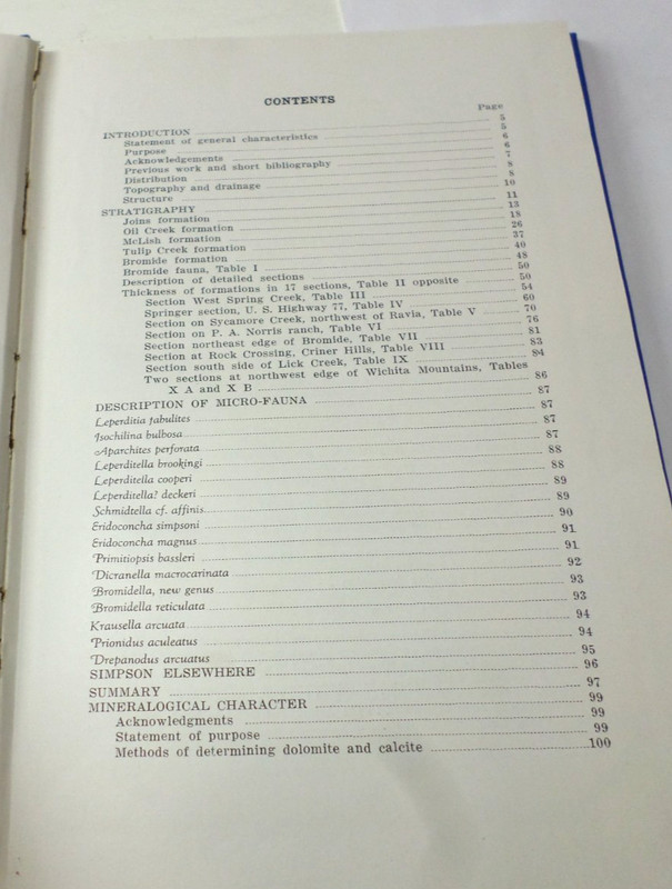 OK OGS Bulletin 55 Stratigraphy &Physical Characteristics of Simpson Group 1931 gallery