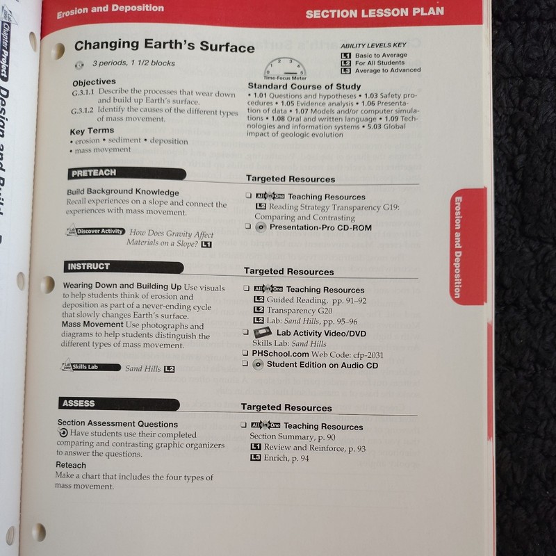 Prentice Hall Science Explorer N. Carolina Grade 8 All-in-one Teaching Resources gallery