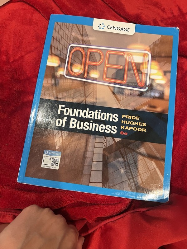 Foundations of Business by Jack R. Kapoor, William M. Pride and Robert J. Hughes