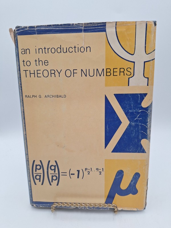 Introduction to the Theory of Numbers – Ralph G. Archibald – 1970 HCDJ