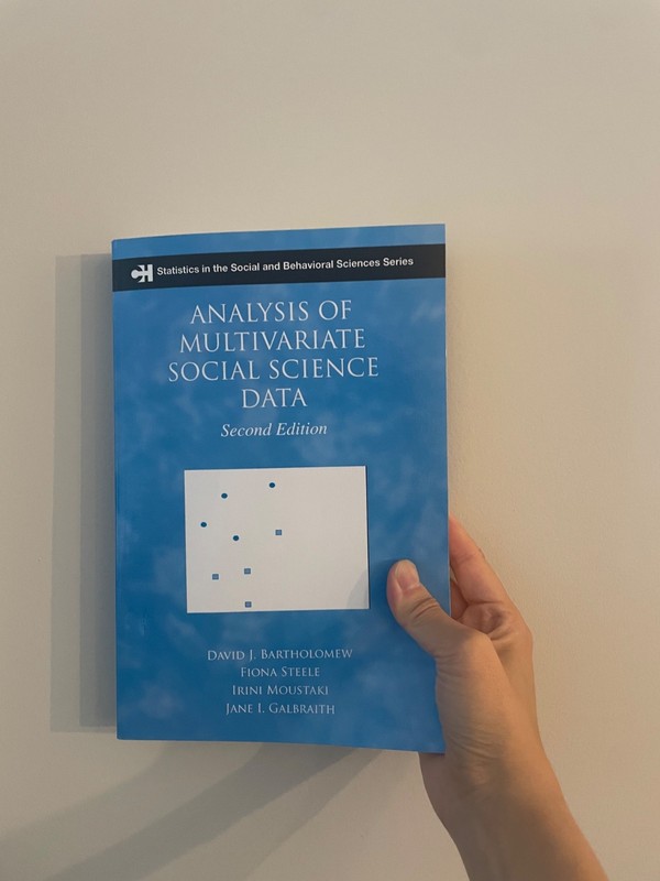 Analysis of Multivariate Social Science Data (Chapman & Hall/CRC Statistics …
