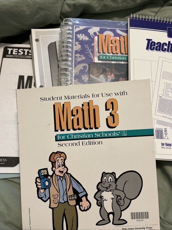 Math 3 Set BJU (2nd Ed.) – Complete Set!!