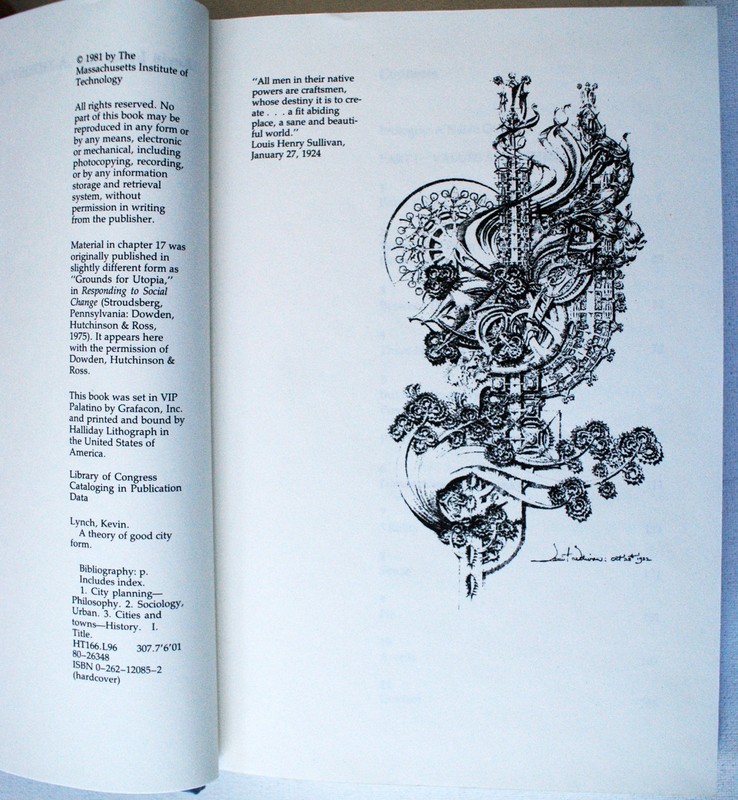 A THEORY OF GOOD CITY FORM, Kevin Lynch 1st Ed 1st Pr 1981 M.I.T. [Lot 164] gallery