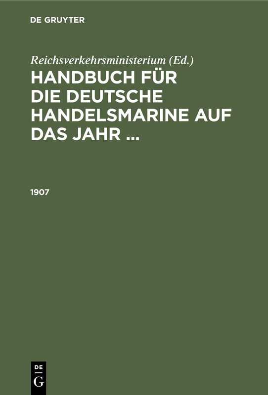 1907 (Hardback)