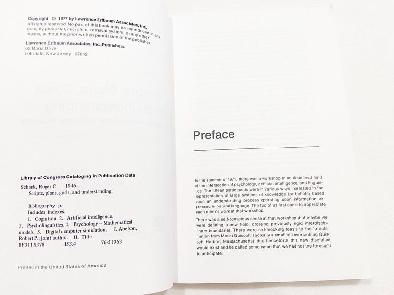 Scripts, Plans, Goals, and Understanding: An Inquiry Into Human Knowledge - PB gallery