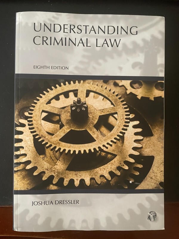 Understanding Ser.: Understanding Criminal Law by Joshua Dressler (2018,…