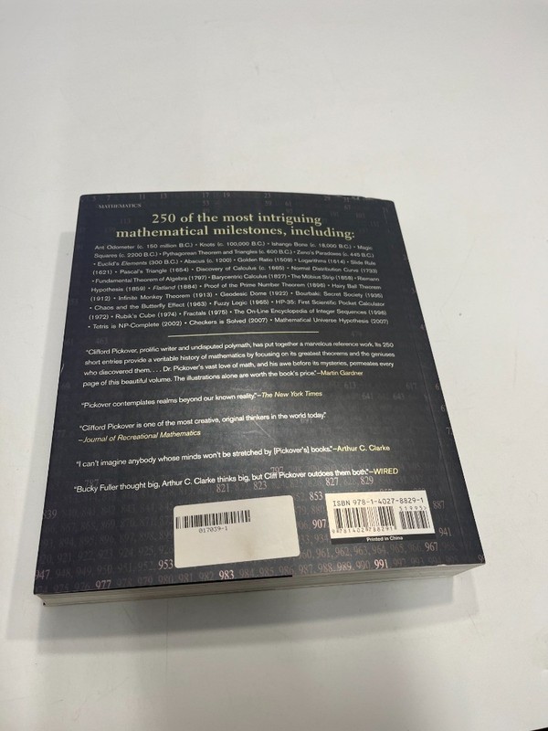 The Math book Clifford A. Pickover gallery
