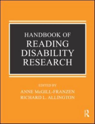 Handbook Of Reading Disability Research, Paperback by McGill-Franzen, Anne (E…