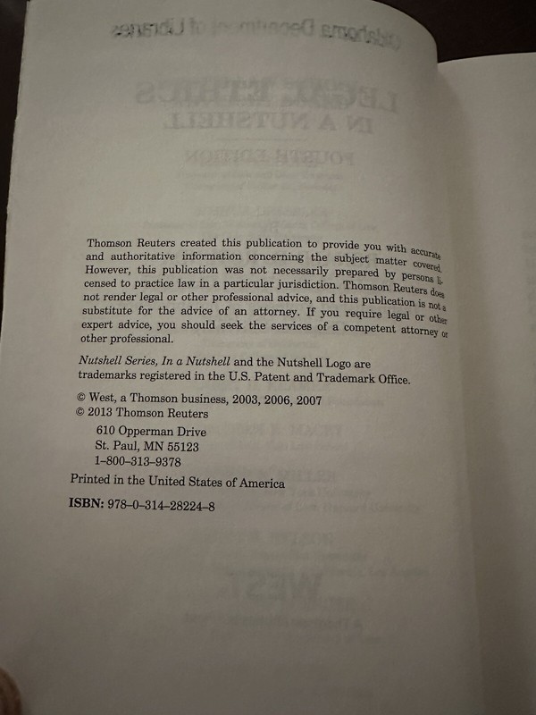 Legal Ethics in a Nutshell Paperback Ronald D. Rotunda gallery