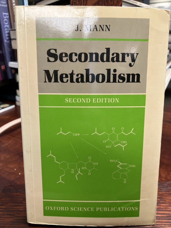 Secondary Metabolism Paperback J. Mann