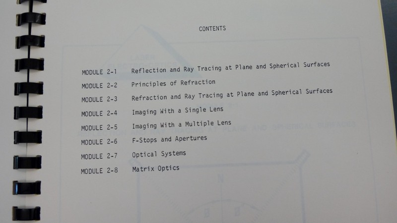 Laser Electro Optics Technology Curriculum Series Course Manuals Set of 10 1980 gallery