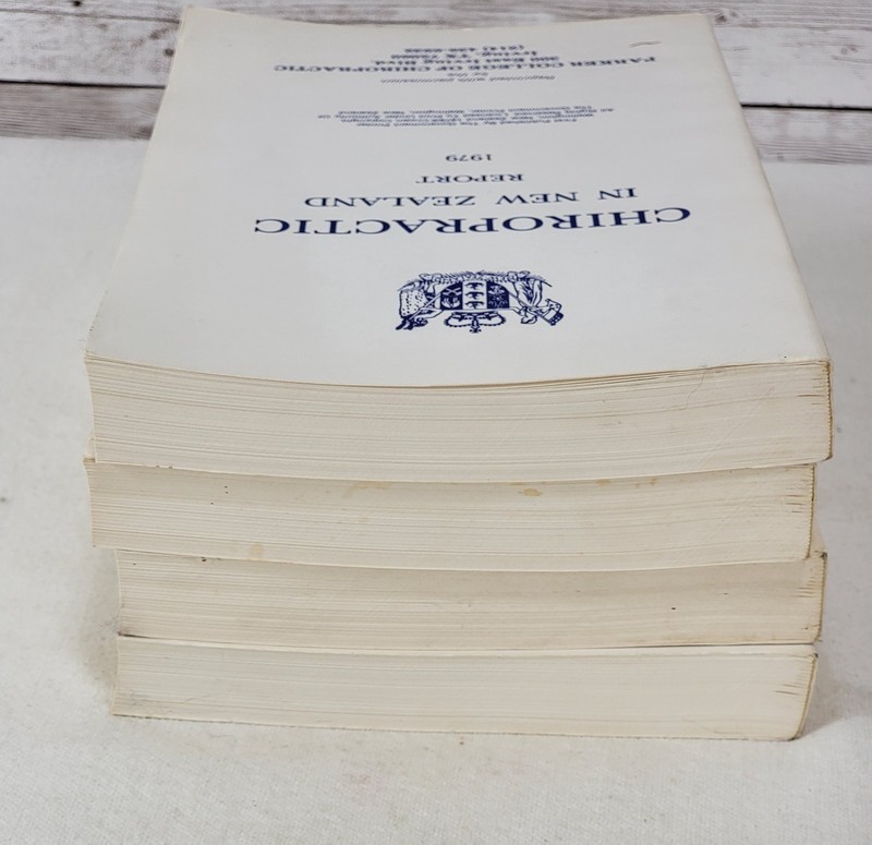 Bulk Lot of 7 Chiropractic in New Zealand 1979 Report Parker College Reprints gallery