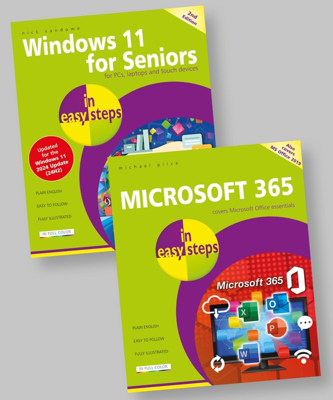 Windows 11 for Seniors in easy steps, 2nd edition + Microsoft 365 in easy steps