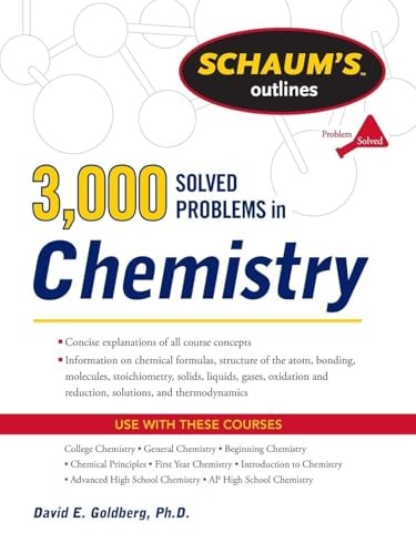 3,000 Solved Problems In Chemistry (Schaum’s Outlines) – Paperback – VERY GOOD