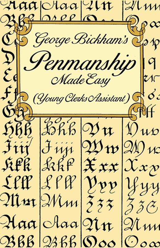 George Bickham’s Penmanship Made Easy (Young Clerks Assistant) – paperback B…