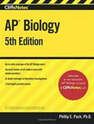 CliffsNotes AP Biology Exam, 5th Edition *used*