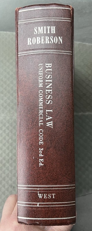 Business Law Uniform Commercial Code 3rd Edition 1971 West Publishing CO. gallery