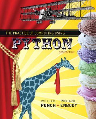 Practice of Computing Using Python, – Paperback, by Punch William; Enbody – Nice