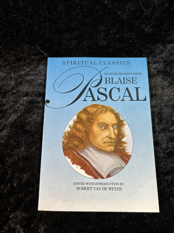 Selected Readings from Blaise Pascal – 1991 pocket sized paperback