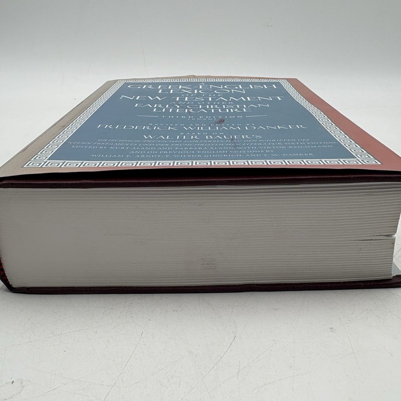 Danker GREEK-ENGLISH LEXICON OF THE NEW TESTAMENT 3rd Edition 2000 gallery