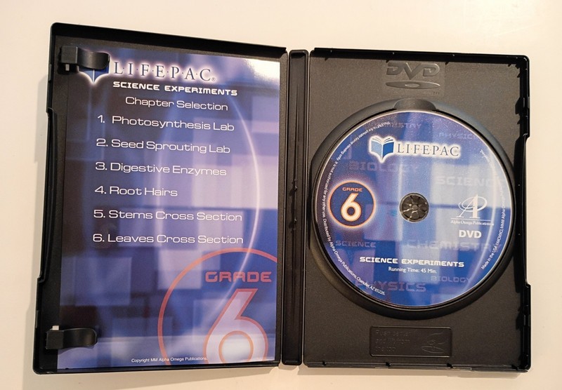 Lifepac Science Experiments DVDs Grade 5 6 7 AOP Alpha Omega Homeschool Videos gallery