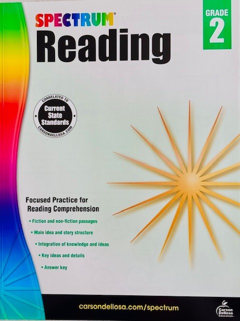 Spectrum Reading Workbook Bundle Grades 2-5 Reading Comprehension Homeschool Lot gallery