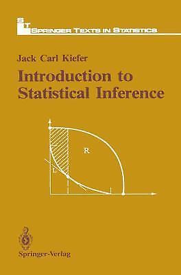 Introduction to Statistical Inference (Springer Texts in Statistics), USED-Very