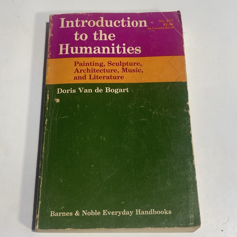 Introduction to the Humanities Painting Sculpture Architecture Paperback 1971