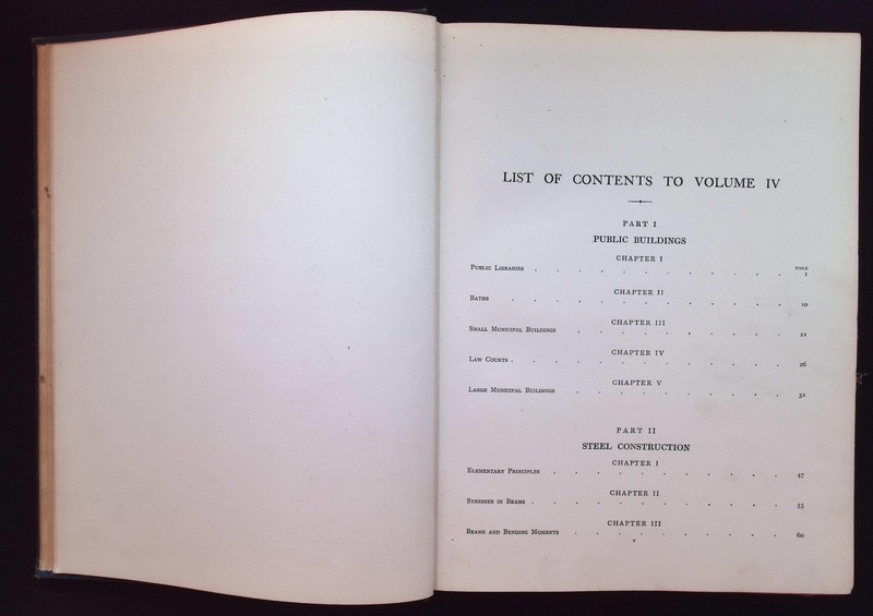 Modern Buildings Planning, Construction & Equipment G.A.T. Middleton Vol 4, 1906 gallery