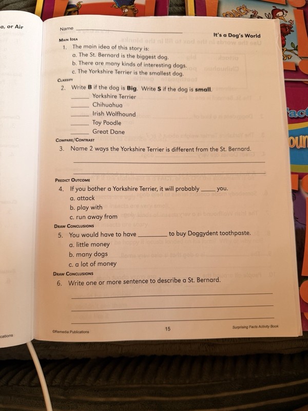 Surprising Facts Phonics Readers And Activity Book gallery