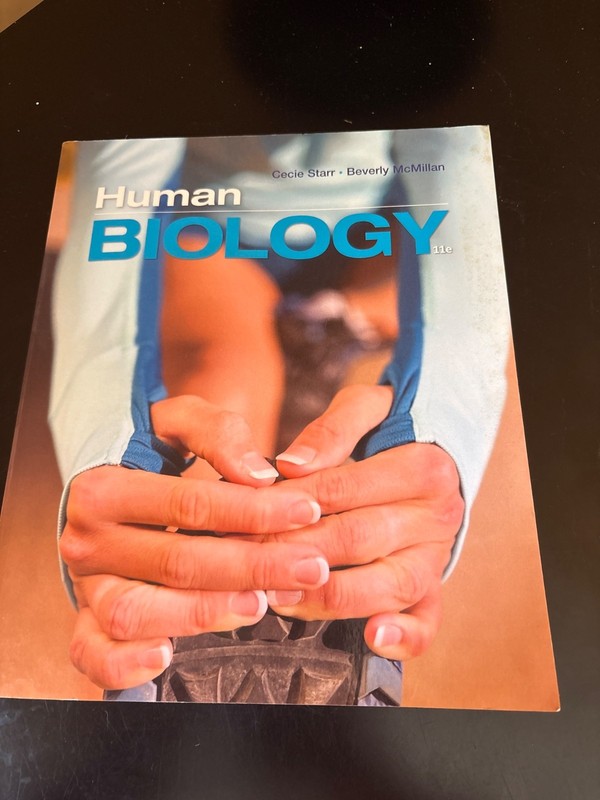 Cengage learning Human Biology 11e paperback textbook