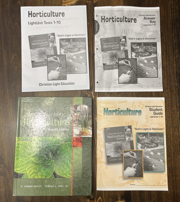 Introductory Horticulture, 7th Ed: Textbook, Student Guide, Tests, Answer Key