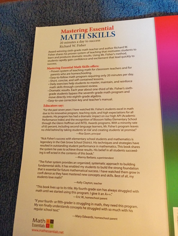 Mastering Essential Math Skills Fractions Grades 4-6 Homeschool Workbook gallery