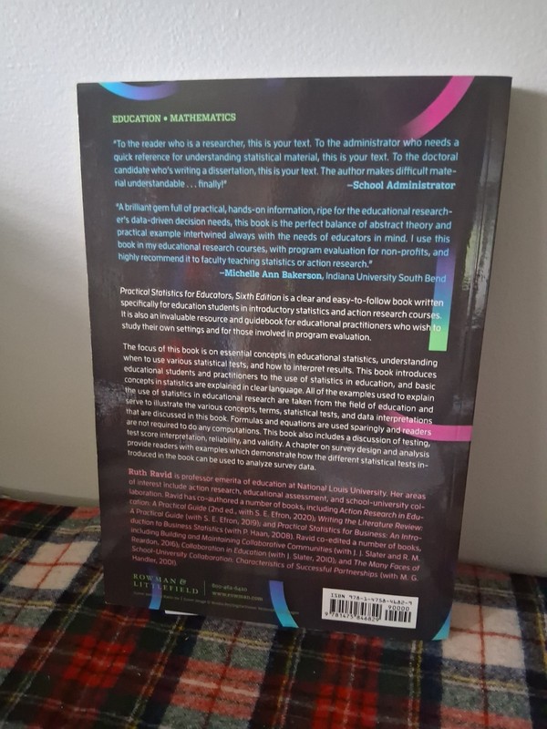 Practical Statistics for Educators by Ruth Ravid 6th Edition gallery