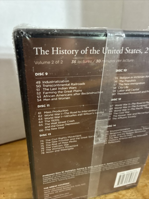 New The History of the United States 2nd Edition by Various Guidebook & DVD 2003 gallery