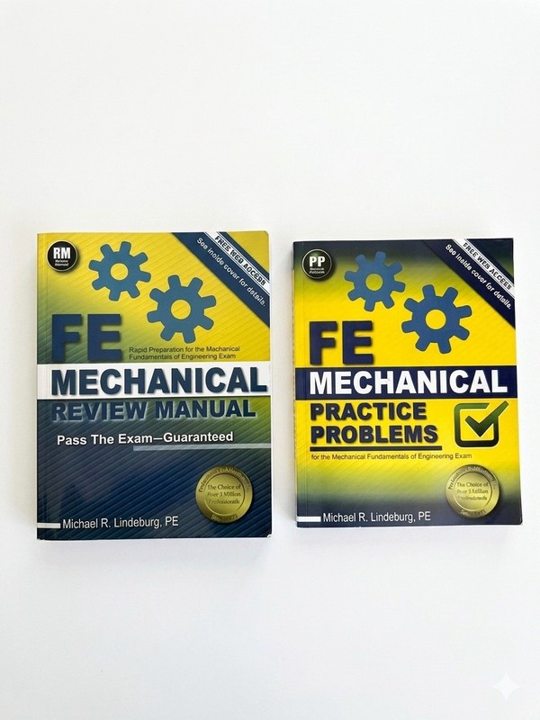 FE Mechanical Review Manual/Practice Problems Bundle/LOT Michael R. Lindeburg