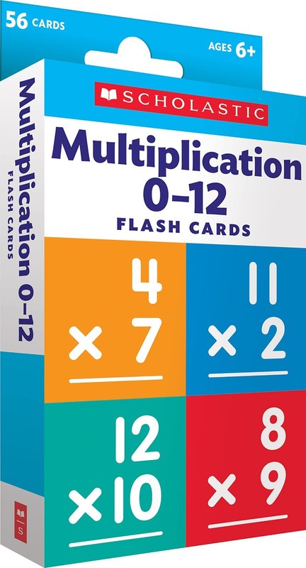Flash Cards: Multiplication 0 - 12, Free Shipping