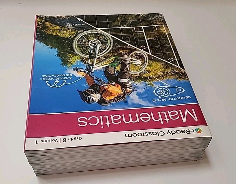 Curriculum Associates i-Ready Classroom Mathematics Grade 8 Volume 1 & 2 Books gallery