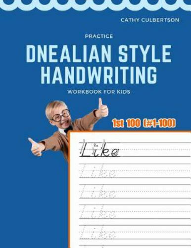 Practice Dnealian Style Handwriting Workbook for Kids: Tracing and review 1st…