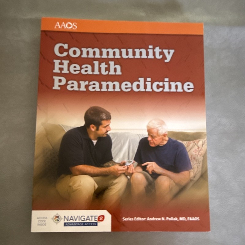 Community Health Paramedicine Jones & Bartlett Paperback Pollak + Access Code