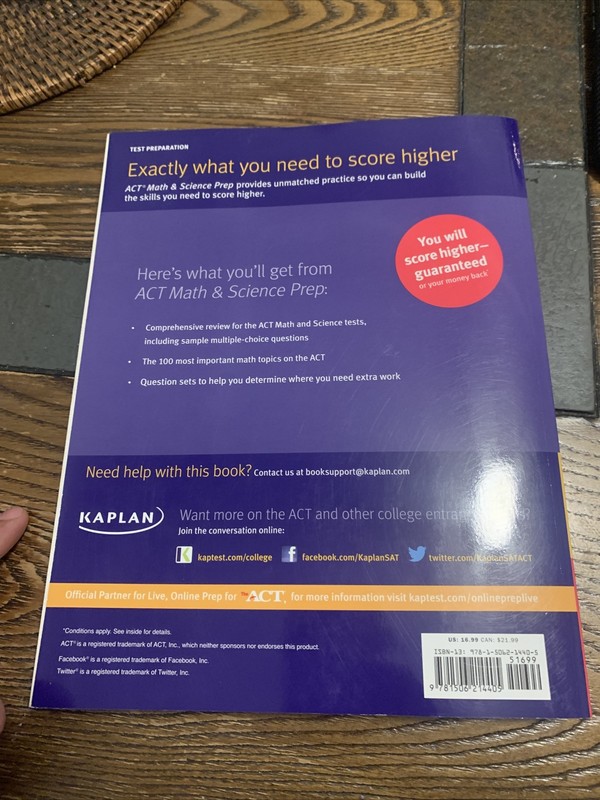 Kaplan Test Prep Ser.: ACT Math and Science Prep : Includes 500+ Practice... gallery